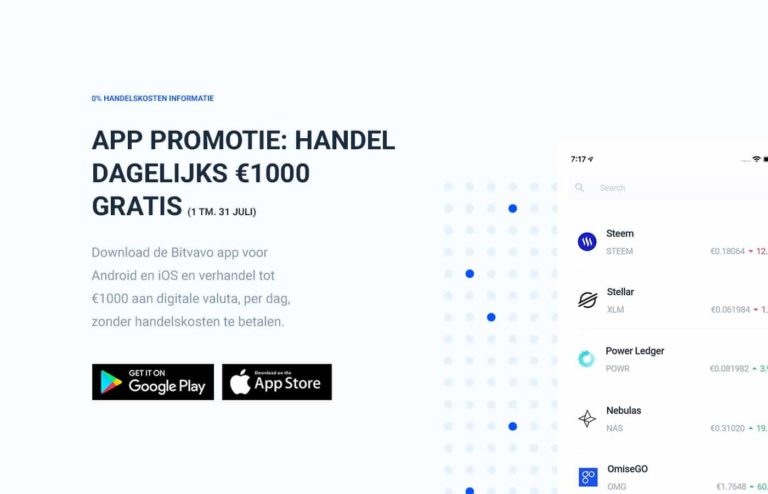 Officiële lancering van de Bitvavo App voor iOS en Android