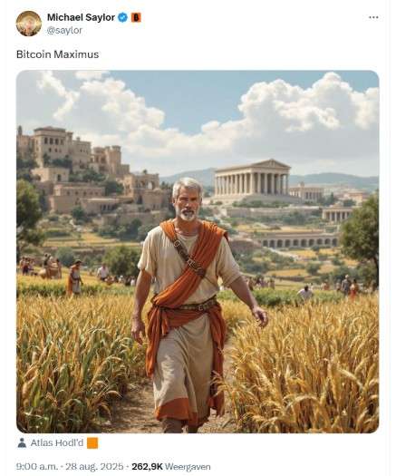 MicroStrategy tilt zijn Bitcoin-investering naar nieuw record MicroStrategy tilt zijn Bitcoin investering naar nieuw record X bericht Michael Saylor