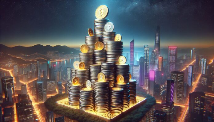 Schrijf een Nederlandse SEO geoptimaliseerde titel van maximaal 60 karakters: Stablecoins marktkapitalisatie bereikt record van 300 miljard dollar