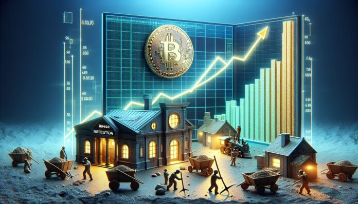 Bitcoin rally door minder miners en groeiend institutioneel kapitaal