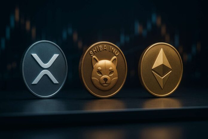 Crypto Analyse: XRP, SHIB & Ethereum Onder Druk Vandaag