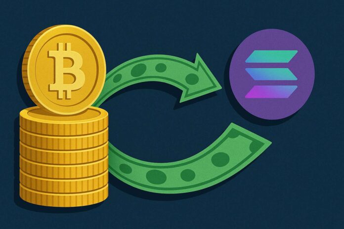 Institutionele Shift: Kapitaal Beweegt van Bitcoin naar Solana