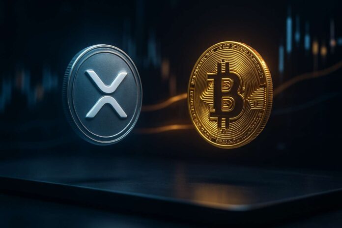 XRP nadert golden of death cross op Bitcoin grafiek