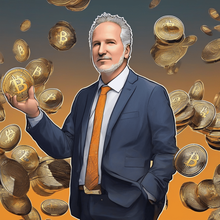 Peter Schiff voorspelt Bitcoin crash en betwist legaliteit